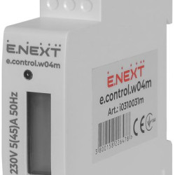 Однофазний електронний лічильник E.Next e.control.w04m 5-45 А клас 1.0 (i0310031m)