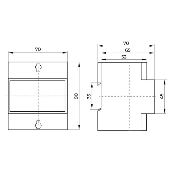 Трифазний електронний лічильник E.Next e.control.w05 5-100 А клас 1.0 (i0310032)