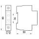 Розетка на DIN-рейку E.Next e.socket.stand.din 230В (s004001)