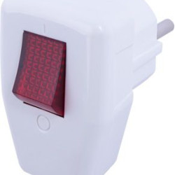 Кутова вилка E.Next e.plug.angle.009.16 16А із заземленням біла (s9100048)