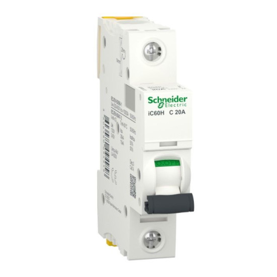 Автоматичний вимикач Schneider Electric A9F89120 iC60H 1P 20A C