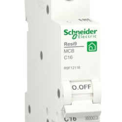 Автоматичний вимикач Schneider Electric R9F12116 RESI9 6кА 1P 16A C