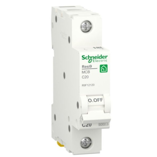 Автоматичний вимикач Schneider Electric R9F12120 RESI9 6кА 1P 20A C