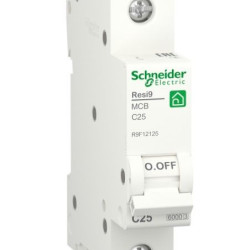 Автоматичний вимикач Schneider Electric R9F12125 RESI9 6кА 1P 25A C