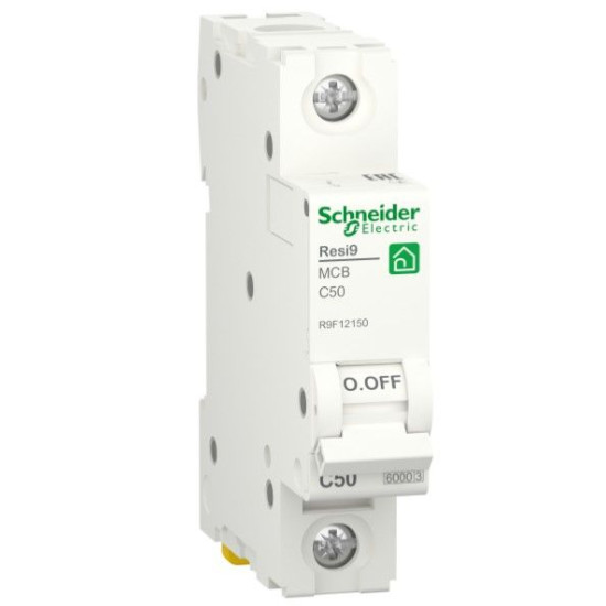 Автоматичний вимикач Schneider Electric R9F12150 RESI9 6кА 1P 50A C