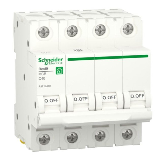 Автоматичний вимикач Schneider Electric R9F12440 RESI9 6кА 4P 40A C