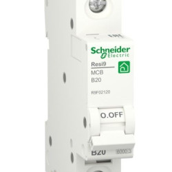 Автоматичний вимикач Schneider Electric R9F02120 RESI9 6кА 1P 20A