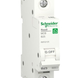Автоматичний вимикач Schneider Electric R9F02125 RESI9 6кА 1P 25A