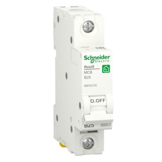 Автоматичний вимикач Schneider Electric R9F02125 RESI9 6кА 1P 25A