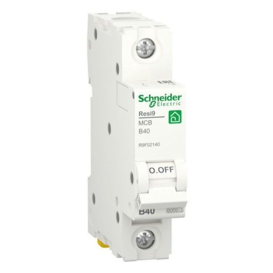 Автоматичний вимикач Schneider Electric R9F02140 RESI9 6кА 1P 40A