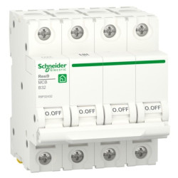 Автоматичний вимикач Schneider Electric R9F02432 RESI9 6кА 4P 32A