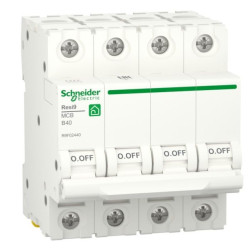 Автоматичний вимикач Schneider Electric R9F02440 RESI9 6кА 4P 40A