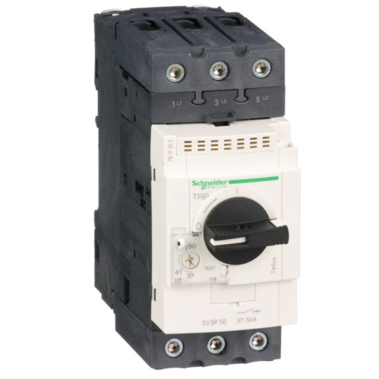 Автомат захисту двигуна Schneider Electric GV3P50 із комбінованим розчепленням 50А