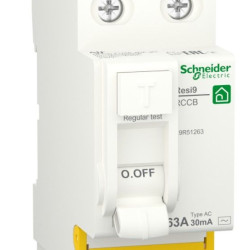 Диференціальне реле Schneider Electric R9R51263 RESI9 1Р+N 63A 30мА АС