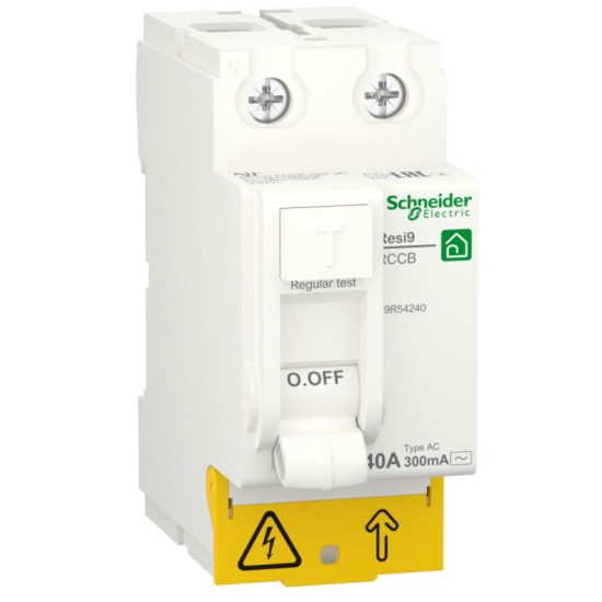 Диференційне реле Schneider Electric R9R54240 RESI9 1Р+N 40A 300мА АС