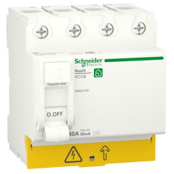 Диференційне реле Schneider Electric R9R51440 RESI9 3P+N 40A 30мА АС