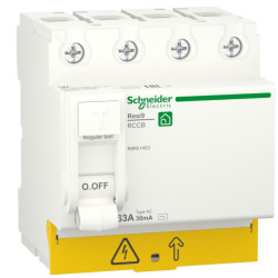 Диференціальне реле Schneider Electric R9R51463 RESI9 3P+N 63A 30мА АС