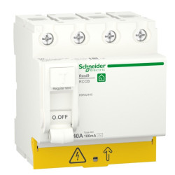 Диференціальне реле Schneider Electric R9R52440 RESI9 3P+N 40A 100мА АС