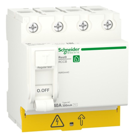 Диференціальне реле Schneider Electric R9R54440 RESI9 3P+N 40A 300мА АС