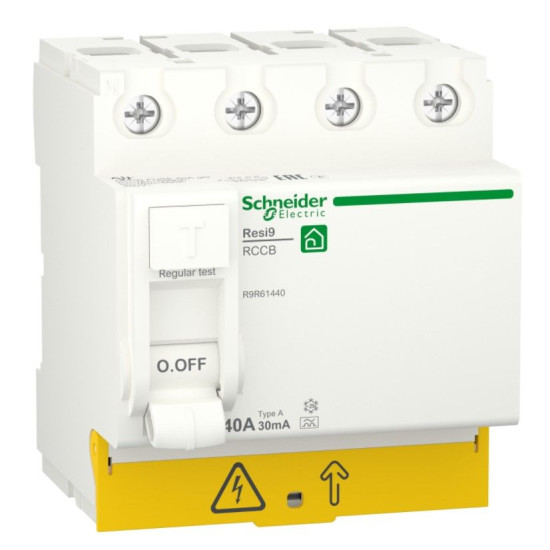 Диференціальне реле Schneider Electric R9R61440 RESI9 3P+N 40A 30мА