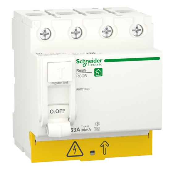 Диференційне реле Schneider Electric R9R61463 RESI9 3P+N 63A 30мА