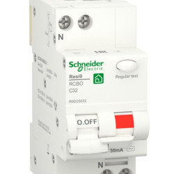 Диференціальний автомат Schneider Electric R9D25632 RESI9 6кА 1P+N 32A C 30мА АC