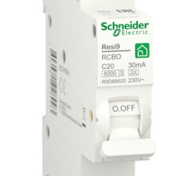 Диференціальний автомат Schneider Electric R9D88620 RESI9 6кА 1P+N 20A C 30мА