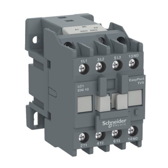 Контактор Schneider Electric LC1E0610M5 3Р Е 1NO 6А АС3 220В