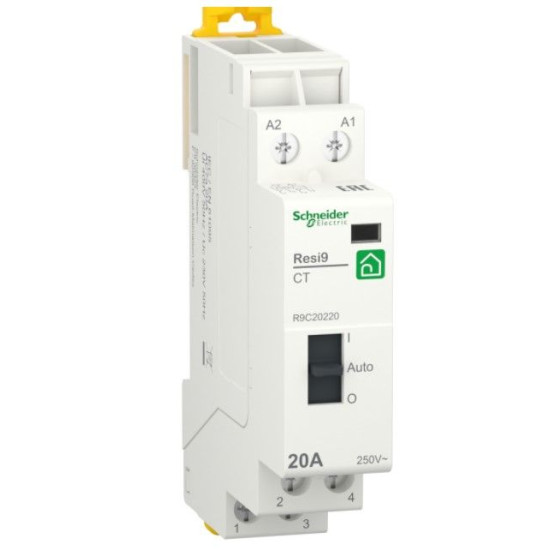 Контактор Schneider Electric R9C20220 RESI9 1P+N 20A 2NO 230В