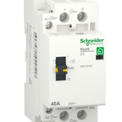 Контактор Schneider Electric R9C20240 RESI9 1P+N 40A 2NO 230В