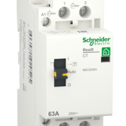 Контактор Schneider Electric R9C20263 RESI9 1P+N 63A 2NO 230В