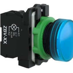 Сигнальна лампа Schneider Electric XB5AVM6 230В синя