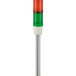 Світлова колона Schneider Electric XVMB2RAGSHSB LED+зуммер 24В горизонтальний монтаж