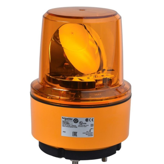 Проблисковий маяк Schneider Electric XVR13B05 LED 130мм 24В (оранжевий)