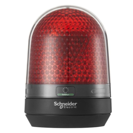 Червоний проблисковий маяк Schneider Electric XVR3B04 LED 24В