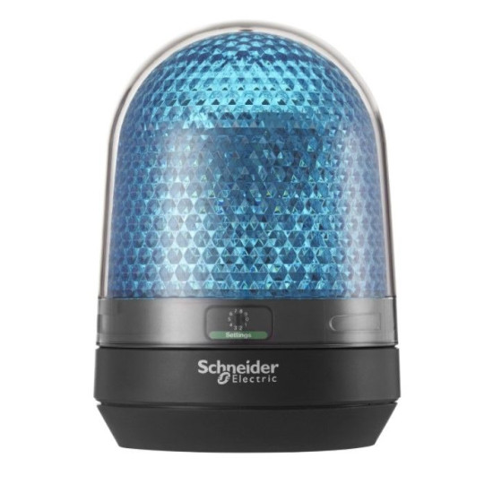 Синій проблисковий маяк Schneider Electric XVR3B06 LED 24В