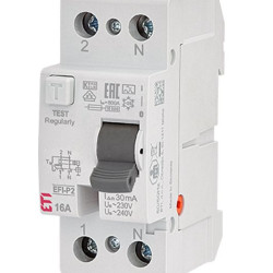 ПЗВ Eti 1Р+N EFI6-P2 16/0,03 A 6кА (2061260)