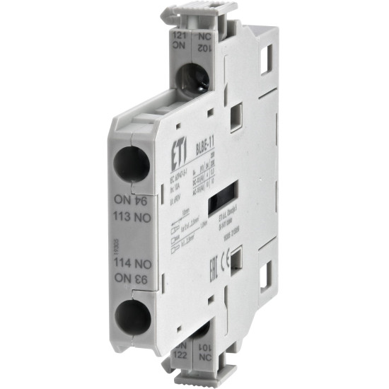Блок контактів Eti BLBE-11 1NO+1NC бічний 1-й рівень CEM450-560 (4656325)