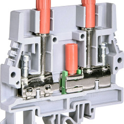 Вимірювальна гвинтова клема Eti ESC-SCB.6/DD 6мм² сіра (3903221)