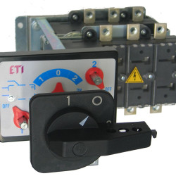 Перемикач навантаження Eti LA CO 3P 1/D 160A 1-0-2 з виносною рукояткою (4667001)