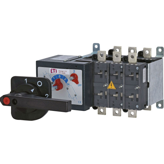 Перемикач навантаження Eti LA CO 3P 2/D 250A 1-0-2 з виносною рукояткою (4667002)