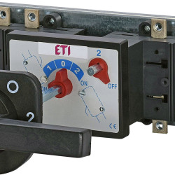 Перемикач навантаження Eti LA COH 3P 1/D 160A 1-0-2 з виносною рукояткою (4667021)
