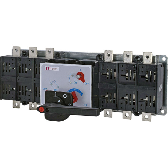Перемикач навантаження Eti LA COH 3P 4/D 630A 1-0-2 з виносною рукояткою (4667024)