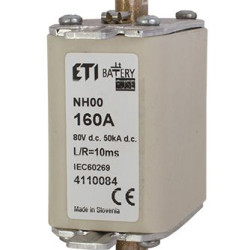 Запобіжник Eti NH-00 Battery 160A 80В DC (4110084)