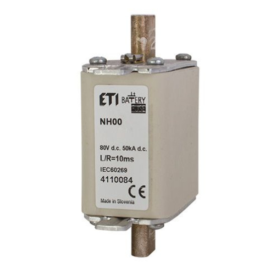 Запобіжник Eti NH-00 Battery 80A 80В DC (4110081)