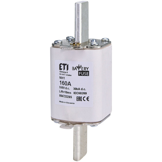 Запобіжник Eti NH-1 Battery 160A 550В DC (4723265)