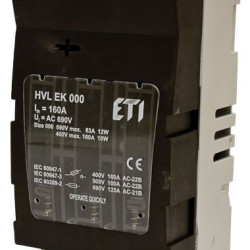 Роз'єднувач Eti HVL EK 000 3P 100A (1701000)