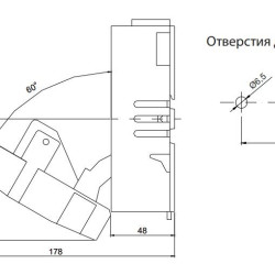Роз'єднувач Eti HVL EK 000 3P 100A (1701000)