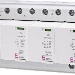 Обмежувач перенапруги Eti ETITEC SM T12 300/25 4+0 8p TNC-S (2440572)