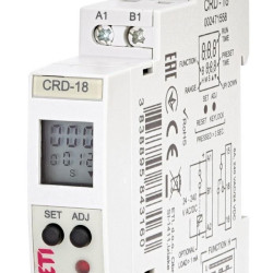 Багатофункціональне цифрове реле часу Eti CRD-18 24-240В AC/DC 1x8A AC1 (2471558)